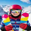 SATINIOR 2 Pairs Kids Waterproof Winter Snow Gloves Ski Gloves for Boy Girl Outdoor Warm Thickening Snowboard(Dark Blue, Red,8-12 Years) view 2