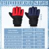 SATINIOR 2 Pairs Kids Waterproof Winter Snow Gloves Ski Gloves for Boy Girl Outdoor Warm Thickening Snowboard(Dark Blue, Red,8-12 Years) view 3