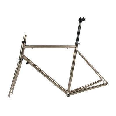 BSFHQS 700C Road Bike Frameset 44cm 47cm 50cm 53cm 56cm C Brake/Rim Brake Bike Frame Cr-Mo Steel Frame and Fork Quick Release Frame F100mm R130mm QR BSA BB68mm(50cm)