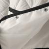 NATHGAM Women Winter Cotton Quilted Coat Casual Lightweight Puffer Jacket Long Sleeve Button Lapel Down Outerwear with Pocket view 4