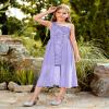 Prom Dress for Tween Girl Purple Sequin Sparkly Birthday Party Dreses Size 12-14 view 3