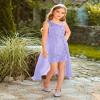 Prom Dress for Tween Girl Purple Sequin Sparkly Birthday Party Dreses Size 12-14 view 4