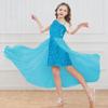 GRACE KARIN Prom Dress for Tween Girl Blue Sequin Sparkly Birthday Party Dreses Size 12-14 view 2
