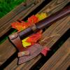 14 inches Hand Forged Hatchets Axe Real Wood Working Bushcraft Camping Axe - Forest Hunting - Chopping Wood - Custom Handmade Gardening - Wood Cutting with Leather Sheath view 4
