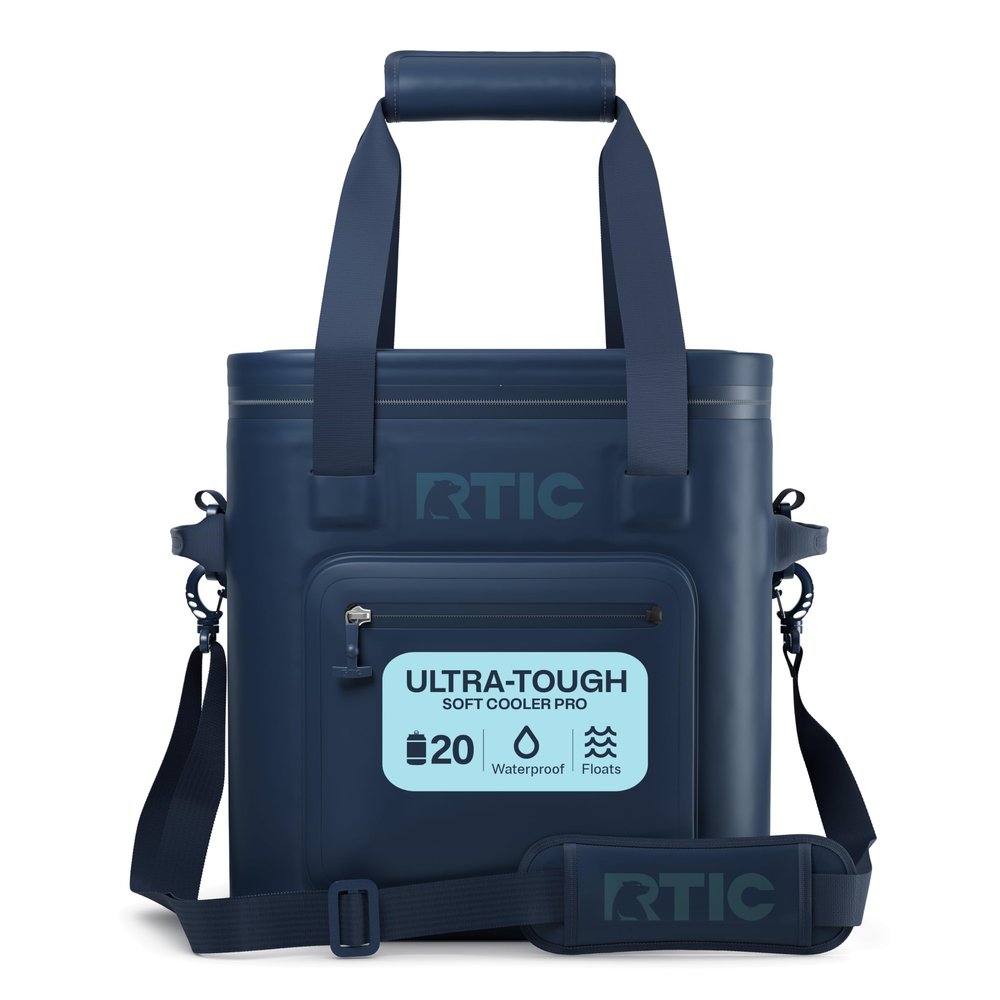RTIC 20 Can Ultra-Tough Soft Cooler Pro Waterproof, Navy