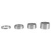 Headset Spacer, Headset Stem Fro IKE Headset Spacers Lightweight Front Stem Fork for Mountain Bike, Road (Silver) view 2