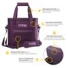 RTIC 30 Can Ultra-Tough Soft Cooler Pro, Insulated, Waterproof, Leakproof, Portable, Floating Bag for Beverage, Drink, Lunch, Outdoor, Beach, Car, Camping, Picnic, Fishing, Boat, 19L, Plum view 4
