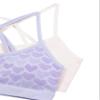 Hanes Girl's ComfortFlex Fit Seamless Racerback 2-Pack, Heart Purple/Light Buff, Small view 3