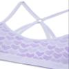 Hanes Girl's ComfortFlex Fit Seamless Racerback 2-Pack, Heart Purple/Light Buff, Small view 4
