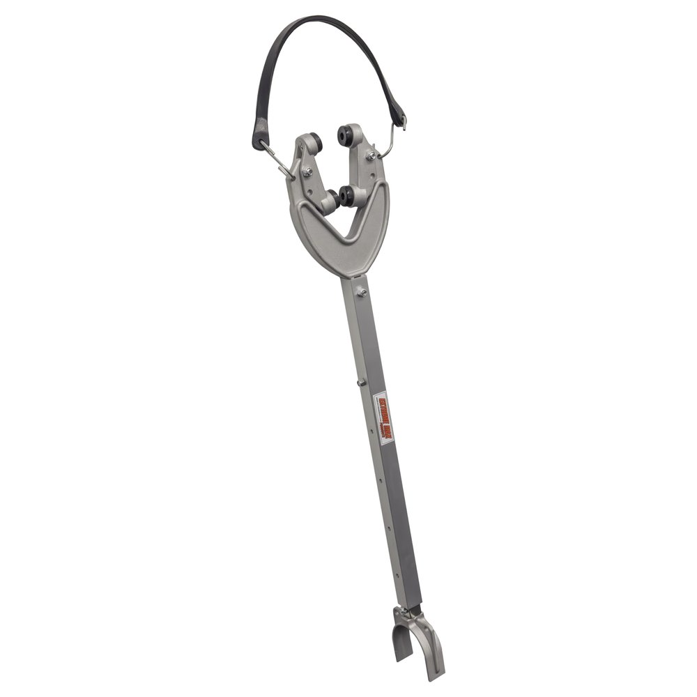 Extreme Max 3006.8861 Heavy-Duty Adjustable Shock Absorbing Transom Saver with Rail Mount, Roller Mount, and Stabilizer Strap - 31" to 40"