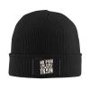 No Pain No Gain Shut Up and Train Gym Beanie Hat for Men Women Beanies Winter Warm Knit Ski Hat Skull Cap Black view 2
