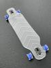 GHOST BOARDS Clear Longboard Skateboard - A Stylish Adult Skateboard with LED Wheels & No Grip Tape - Ride in Style & Turn Heads with Clear Skateboards Built for Fun, Speed & Smooth Carving view 1