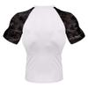 DEHAHA Unisex Custom Short Sleeve Rash Guard Shirt for Junior Muay Thai BJJ Tournament,XS Brown view 3