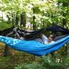 Hidden Wild Sleeping Bag Hammock with Bug Net - 9.25' - Blue view 2