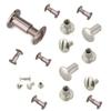 CHALLENGER Horse Saddle Hardware 1/2" Pack 100 NP BP AL Chicago Screws Posts Belt 40363B100 view 1