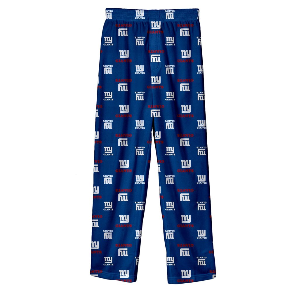 Outerstuff NFL Boys Kids and Youth Boys 4-18 Pajama Pant, New York Giants, X-Small (4-5) Team Color