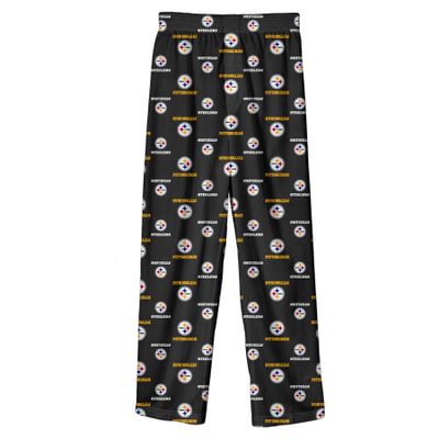 Outerstuff NFL Boys Kids and Youth Boys 4-18 Pajama Pant, Pittsburgh Steelers, X-Small (4-5) Team Color