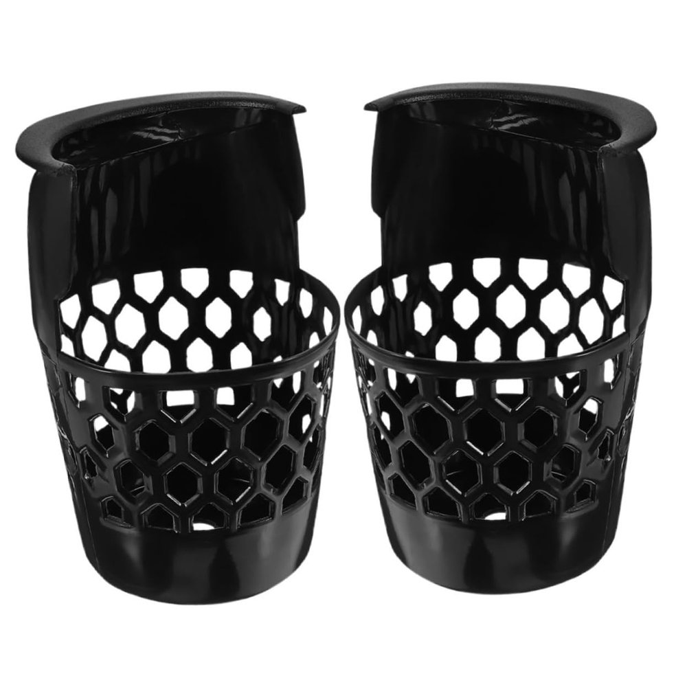 TOBBOMEY 2pcs Billiard Storage Pockets Plastic Pool Table Net Baskets for Easy Installation Space-Saving Design Versatile Use Billiards Club Durable Accessories
