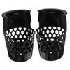 TOBBOMEY 2pcs Billiard Storage Pockets Plastic Pool Table Net Baskets for Easy Installation Space-Saving Design Versatile Use Billiards Club Durable Accessories view 1
