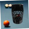 TOBBOMEY 2pcs Billiard Storage Pockets Plastic Pool Table Net Baskets for Easy Installation Space-Saving Design Versatile Use Billiards Club Durable Accessories view 4