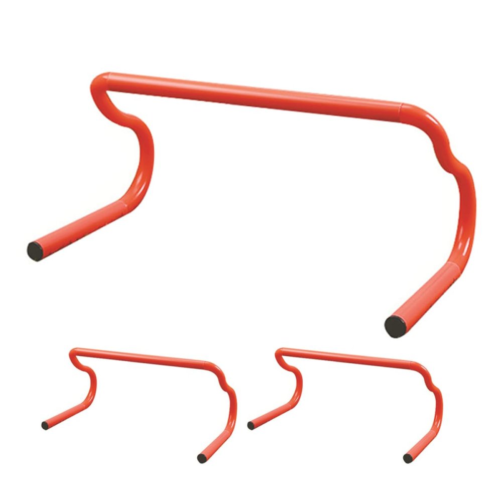 Happyyami 3pcs Detachable Speed Hurdles for Agility Training Adjustable Sports Equipment for Boys and Girls Athletes Soccer Basketball Football Easy Assembly Portable Design