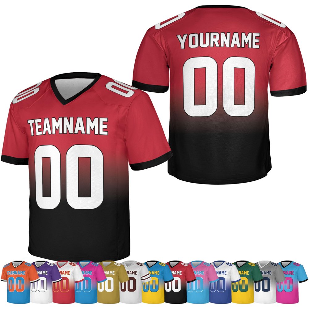 Custom Football Jersey for Men Women Add Your Team Name Number Logo Personalized Adult Sports Shirt Customized Practice Football Uniform