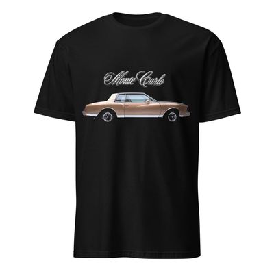 1980 Chevy Monte Carlo Classic Car Mens T-Shirt Black