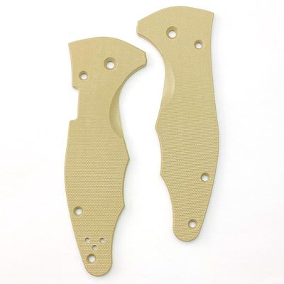 1 Pair Custom G10 Scales Handle Patch in Gray Color Fits for C85 Yojimbo 2 DIY Making Accessory