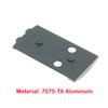 DPP Titanium Adapter Plate Compatible with SIG P320 with Romeo 1 Pro Optic Ready Cut and Holosun 407K/507K/EPS Carry/EPS/Osight K S SE/RomeoZero SG-RX04 view 4