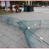 Fiskenet EEL Fishing Net Mesh Trap with Iron Chain Bobber - Folding Crab Cage for River Block Fishing - Mouth Width 8m/10m Shrimp Cage (XXL) view 4