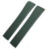 ZUC 21mm Fluororubber Watchband for Patek Aquanaut Philippe strap 5164A 5167A Black Blue Orange Soft Rubber Curved End Bracelets(Green,Rose Buckle) view 1