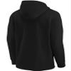 Icon Sports Boy's Real Madrid Pullover Hoodie, Black Logo Print on Black, Youth Sizes Sweatshirt (YS) view 2