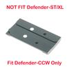 DPP Titanium Adapter Plate for Glock Gen 3 to Gen 5 17 19 MOS and Vortex Defender-CCW Micro Sights-GL-VTCCW view 2