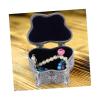 QasDfgHj Jewelry Box,Butterfly Metal Box in Fashion Jewelry Box Trendy Rings 1pc Box Valentine Day Retro Metal Trinket Box Jewelry Box for Women Ring Storage Box Retro Storage Case view 3