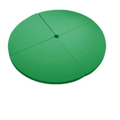 Foldable Pole Dancing Mat Round Workout Gymnastics Pads Anti-Fall Anti-Skid Protection Mat for Pole Dance Safety Mat Yoga Gym(120cm Green,Thickness 5CM)