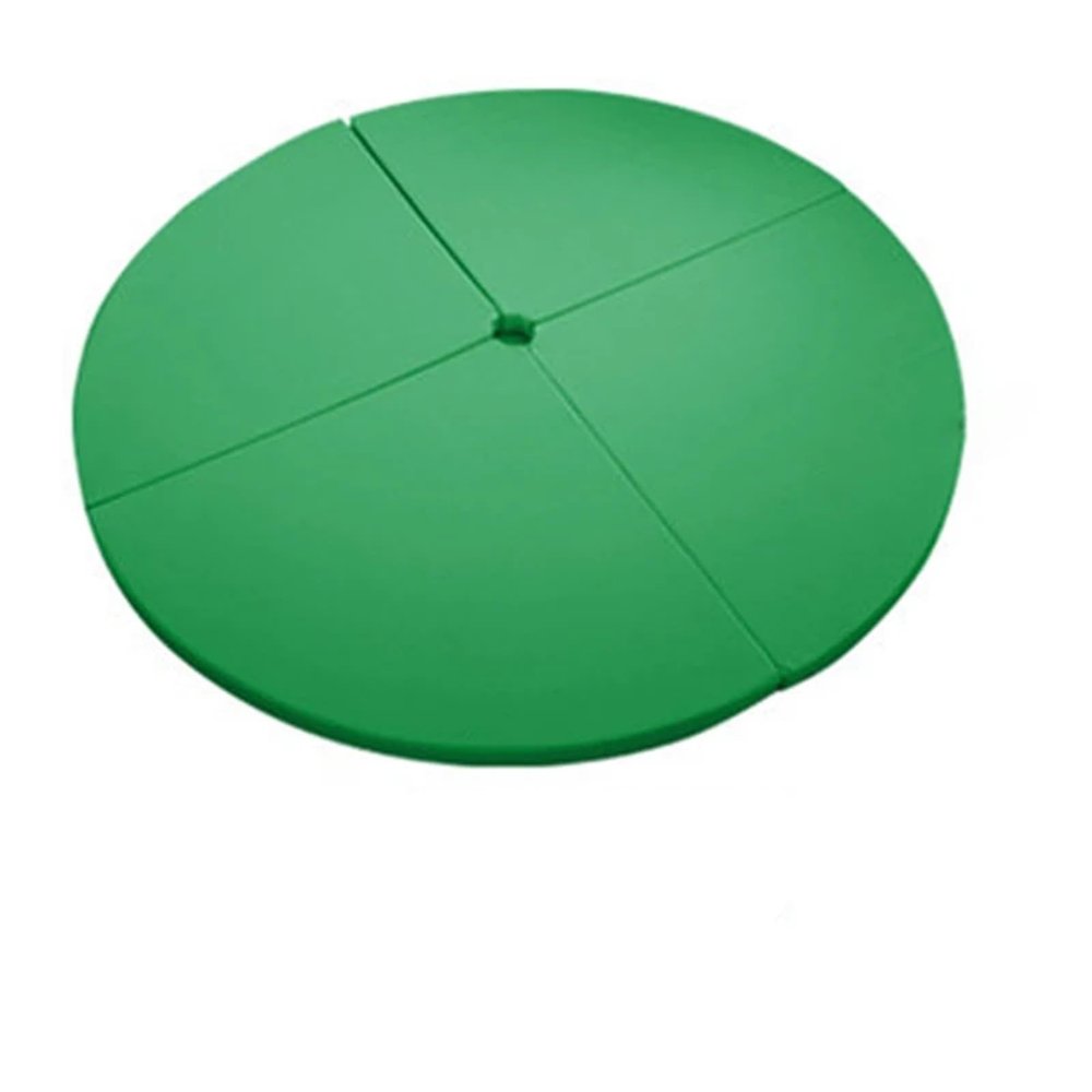 Foldable Pole Dancing Mat Round Workout Gymnastics Pads Anti-Fall Anti-Skid Protection Mat for Pole Dance Safety Mat Yoga Gym(120cm Green,Thickness 5CM)