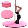 Foldable Pole Dancing Mat Round Workout Gymnastics Pads Anti-Fall Anti-Skid Protection Mat for Pole Dance Safety Mat Yoga Gym(120cm Green,Thickness 5CM) view 2