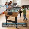 Best Choice Products 10-in-1 Multi Game Table, Combo Game Table for Kids and Adults w/Hockey, Foosball Table, Pool Table, Ping Pong Table, Chess, Checkers, 2x4ft - Gray view 2
