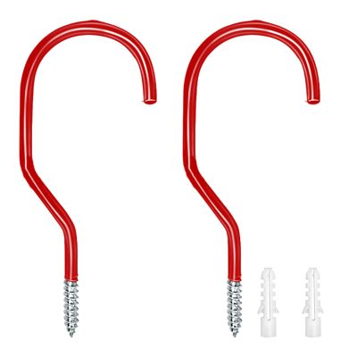Tmboryuu 2Pcs Road Bike Wall Mount Hook Bicycles Hangers Heavy Duty Metal Hook Garage Organizers Bicycles Parking Buckles Enduring