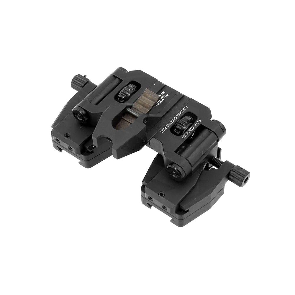 PVS-14 Binocular Bridge NVG MountLightweight Night Vision Goggles Folding Arm Helmet Modular Mount Horn Interface Shoe Dovetail Adapterfor MUM-14/GT-14/AN/PVS-14 Monocular Or Dual Binocular Etc