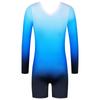 BAOHULU Leotard for Girls Gymnastics Toddler Tank Biketards Shorts Shiny Diamond Kids Dancewear B389_GradientBlue_110 view 2