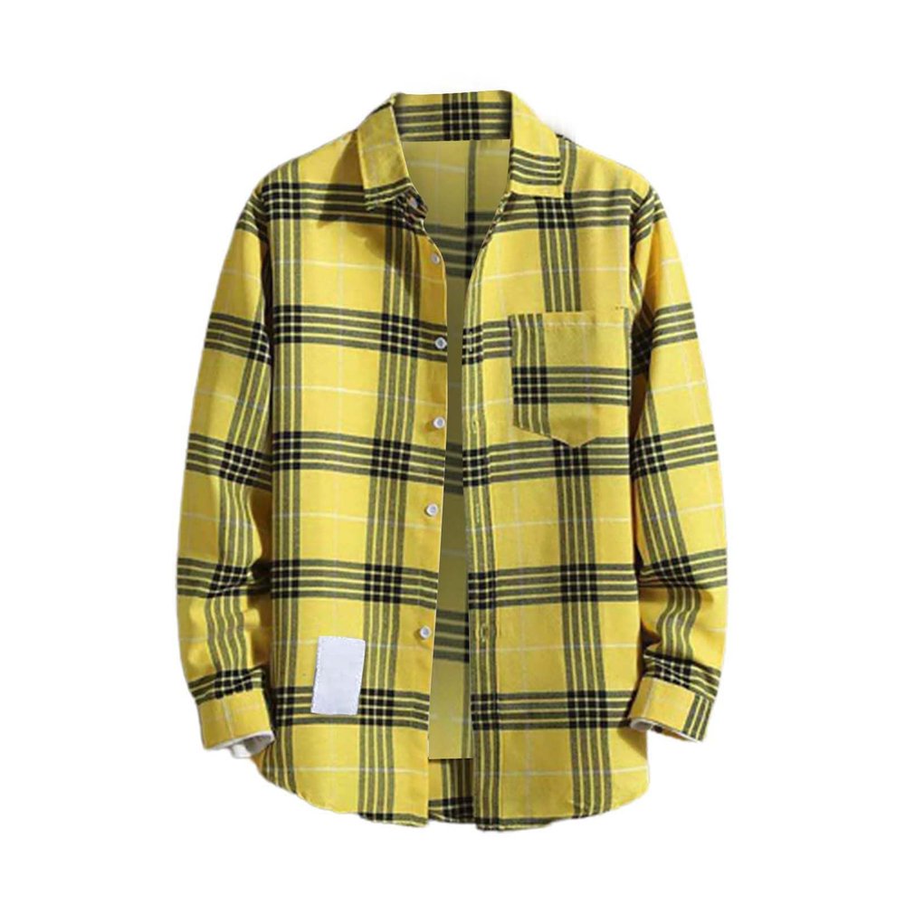 Black+of+Friday+Deals+2024 Plaid Shirt Men Yellow Plaid Button Down Shirt Men Green Black Striped Shirt Mens Orange White Striped Shirt Plaid Shirt 4Yellow 3X-Large
