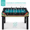 Best Choice Products 48in Foosball Table for Kids and Adults, Game Room Arcade Soccer Game Table w/ 2 Balls, 2 Cup Holders, Ergonomic Handles, Chrome Finished Metal Bars - Arcade view 4