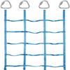 TZLGMDER Children's Climbing net Climbing Net, Cargo Net Rope Ladder, Outdoor Cargo Webbing Net for Playground Fitness Equipment(Light Blue) view 1