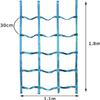 TZLGMDER Children's Climbing net Climbing Net, Cargo Net Rope Ladder, Outdoor Cargo Webbing Net for Playground Fitness Equipment(Light Blue) view 2