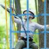 TZLGMDER Children's Climbing net Climbing Net, Cargo Net Rope Ladder, Outdoor Cargo Webbing Net for Playground Fitness Equipment(Light Blue) view 4