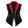 Lorilida Women's Circus Ringmaster Tassel Jacket Coat Velvet Victorian Tailcoat Party Costume Black A Small view 3