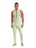 Vxuxlje Men's Athletic Bodysuit Sleeveless Bodycon Jumpsuit Fitness Bodybuilding Leotard Unitard Green Large view 2
