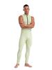Vxuxlje Men's Athletic Bodysuit Sleeveless Bodycon Jumpsuit Fitness Bodybuilding Leotard Unitard Green Large view 3