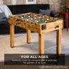 Best Choice Products 48in Foosball Table for Kids and Adults, Game Room Arcade Soccer Game Table w/ 2 Balls, 2 Cup Holders, Ergonomic Handles, Chrome Finished Metal Bars - Gray view 2